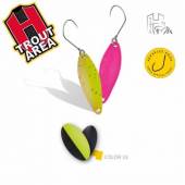 Lingurita Oscilanta HERAKLES Race, 3 cm, 1.5 g, culoare 32 Black Chartreuse