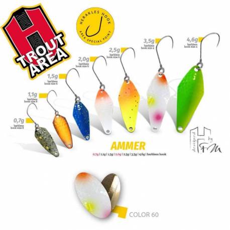 Lingurita Oscilanta HERAKLES Ammer, 1.5 g, culoare 60 Clown