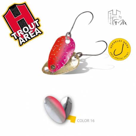 Lingurita Oscilanta HERAKLES Trout Area Nail, 2 cm, 2.0 g, culoare 16 Silver Red