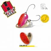 Lingurita Oscilanta HERAKLES Trout Area Nail, 2 cm, 2.0 g, culoare 41 Electric Orange