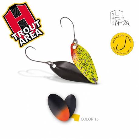 Lingurita Oscilanta HERAKLES Losko, 3.0 cm, 2.5 g, culoare 15 Black Orange