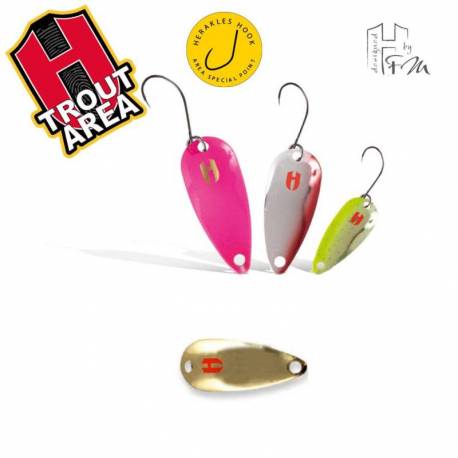 Lingurita Oscilanta HERAKLES Keeper Trout, 3.5 cm, 3.5 g, culoare Gold