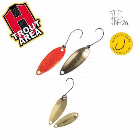 Lingurita Oscilanta HERAKLES Trout Area Yankee, 3.5 cm, 3.0 g, culoare 05 Gold