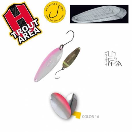 Lingurita Oscilanta HERAKLES Vento LD, 3.5 cm, 3.5 g, culoare 16 Silver Red