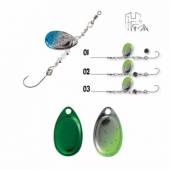 Lingurita Rotativa HERAKLES Clever Spin, 1.5 g, culoare 34 Chartreuse Impact