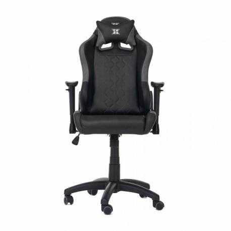 Scaun gaming X by SERIOUX Kids Grey, piele sintetica, ajustabil, piston pe gaz, manere reglabile, max. 100Kg