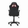 Scaun gaming X by SERIOUX Kids Red, piele sintetica, ajustabil, piston pe gaz, manere reglabile, max. 100Kg