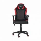 Scaun gaming X by SERIOUX Kids Red, piele sintetica, ajustabil, piston pe gaz, manere reglabile, max. 100Kg