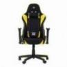 Scaun gaming X by SERIOUX Torin TXT Yellow, ajustabil, piston pe gaz, manere reglabile, max. 150Kg