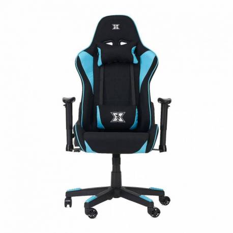 Scaun gaming X by SERIOUX Torin TXT Blue, ajustabil, piston pe gaz, manere reglabile, max. 150Kg