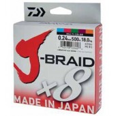 Fir textil DAIWA J-BRAID X8 MULTICOLOR 006MM/4KG/150M