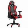 Scaun gaming X by SERIOUX Torin Red, piele sintetica, ajustabil, piston pe gaz, manere reglabile, max. 150Kg