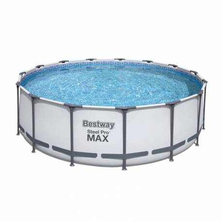 Piscina cu cadru metalic BESTWAY Steel Pro MAX™, rotunda, 4.57x1.22m cod 56438