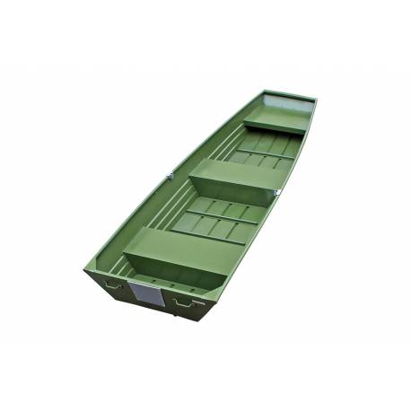 Barca aluminiu MARINE Jon 13 Green, max. 3 persoane, 4.00m, max. 6CP, cizma scurta