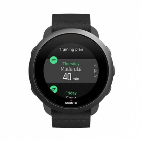 Ceas sport Suunto 3 All black, unisex, negru