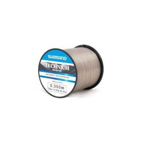 Fir Monofilament SHIMANO Technium Invisitec, Gri Deschis, 594m, 0.40mm, 15kg