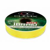 Fir textil CLIMAX iBraid Dive Sinking Fluo Yellow 135m, 0.10mm, 4.1kg