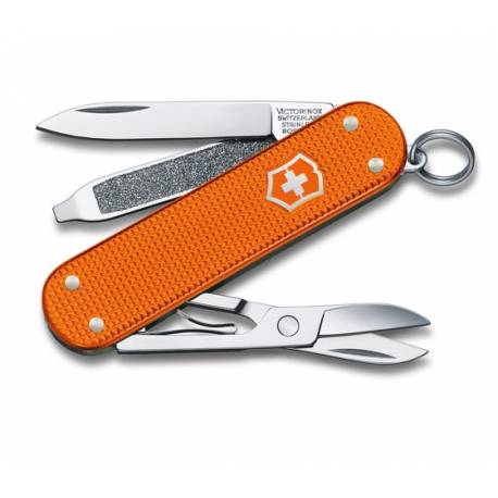 Briceag multifunctional VICTORINOX Classic Alox Limited Edition 2021, Tiger Orange