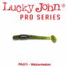 Shad LUCKY JOHN Pro Series Tioga 2.4'', 6.1cm, culoare PA01 Watermelon, 9buc/plic