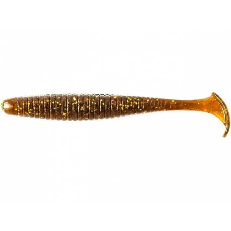 Noike Smokin' Swimmer 3'' (7.6CM), 139 (MOTOROIL GOLD), Motoroil Gold, 9buc/plic