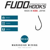 Carlige Fudo Maruseigo with Ring (MSGR-BN) nr.12, BN-Black Nickel, 14buc/plic
