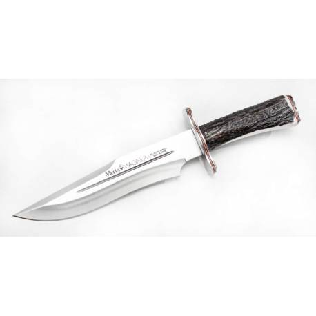 Cutit de vanatoare MUELA MAGNUM-23.TO, lama 23cm, maner din cornde cerb