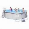 Piscina cu cadru metalic BESTWAY Hydrium, rotunda, 460x120cm, sistem de filtrare inclus