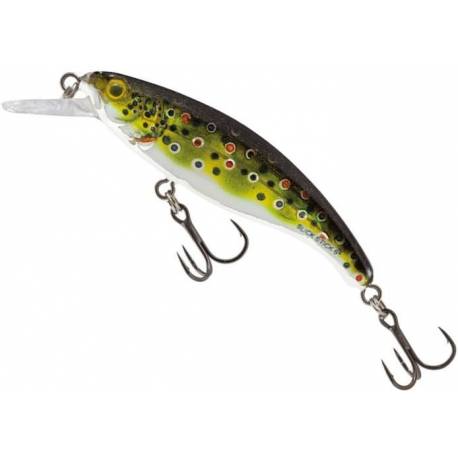 Vobler SALMO Slick Stik SU6F HGB - Holographic Brownie, Floating, 6cm, 3g