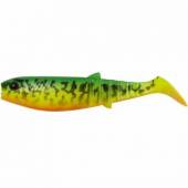 Naluci SAVAGE GEAR LB Cannibal Shad Paddletail 8cm, culoare Burbot Firetiger 4buc/plic