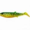 Naluci SAVAGE GEAR LB Cannibal Shad Paddletail 8cm, culoare Burbot Firetiger 4buc/plic