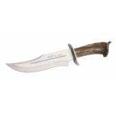 Cutit de vanatoare MUELA LOBO-23S, lama 23cm, maner din corn de cerb