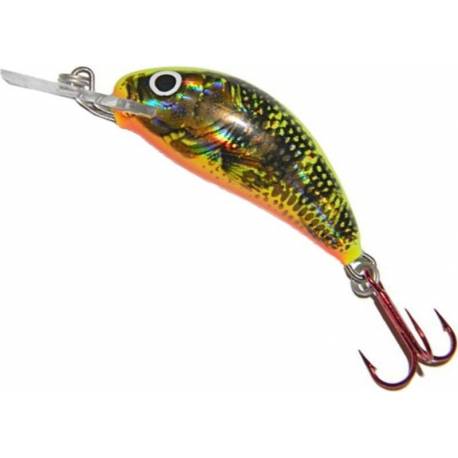 Vobler SALMO Hornet H3S GFP, Sinking, 3.5cm, 2.6g