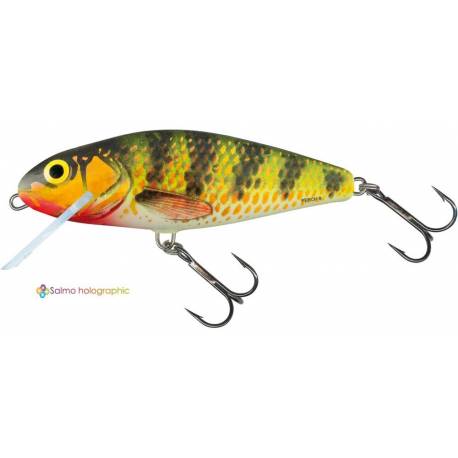 Vobler SALMO Perch PH8F HOP - Holographic Perch, Floating, 8cm, 12g