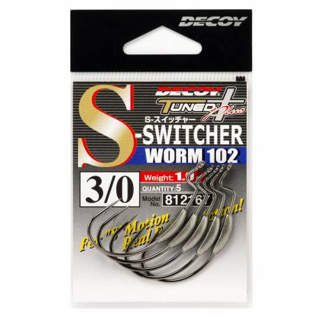 CARLIGE OFFSET DECOY WORM 102 S-SWICHER LESTAT NR.3/0 1.0gr