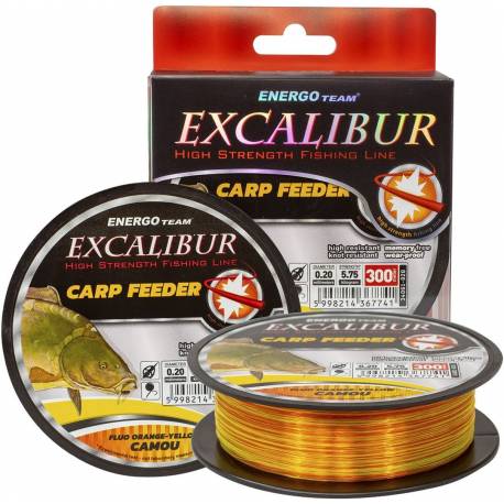 FIR EXCALIBUR CARP FEEDER FLUO NARANCS-FLUO S?RGA