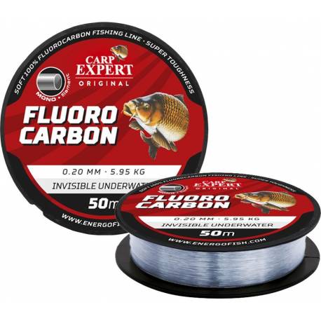 Fir Fluorocarbon CARP EXPERT Invisible, Transparent, 50m, 0.40mm, 19.32kg