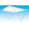 Parasolar barca RICCIONE Bimini Top - 2 arches, aluminiu, 130x180x110cm