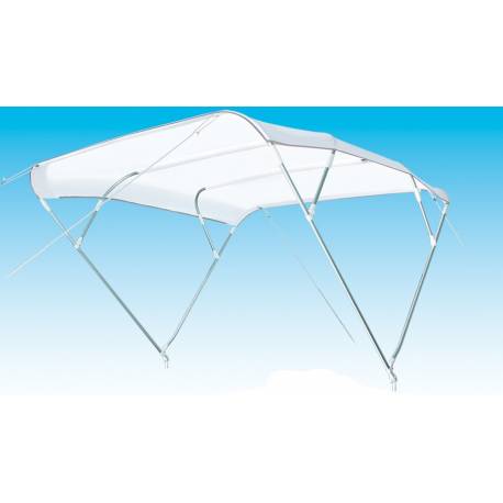 Parasolar barca OASI Bimini Top - 4 arches, aluminiu, 175x250x140cm