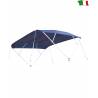 Parasolar barca SIXTY 200 Bimini Top - 4 arches, aliaj marinizat, 175x255x140cm