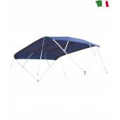 Parasolar barca SIXTY 225 Bimini Top - 4 arches, aliaj marinizat, 225x255x140cm