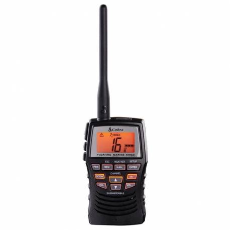 Radio marin portabil VHF COBRA MARINE MR HH150 FLT E, 3W, plutitor IPX7