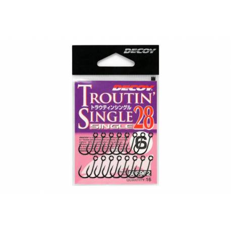 Carlig DECOY 28 Troutin Single Nr.4, 16buc/plic