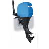 Husa motor barca GFN, poliester Denier 600, albastru 2 - 6CP, 45x28x27cm