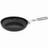 Tigaie din otel non-aderent FOX OUTDOOR cu maner pliabil, 24 x 5 cm, 460 g