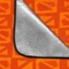 Patura Camping/Picnic Impermeabila SPOKEY Picnic Apricot, 150x180 cm, Portocaliu, Captusita cu Aluminiu
