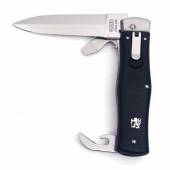 Briceag multifunctional MIKOV Predator 241-NH-3/KP cu teaca piele, lama 9.5cm