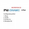 Microfon PNI Dinamic cu 4 pini pentru statie radio CB