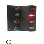 Panou electric cu comutatoare impermeabile GFN 630634, 12V, 5A