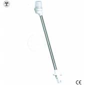 Lumina navigatie alba pe stalp telescopic GFN 642277, 54cm, soclu alb