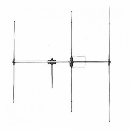 Antena CB de baza LEMM DIRETTIVA D3, 3 elementi, 26-30MHz, 1200W, castig 9dB, lungime 270cm